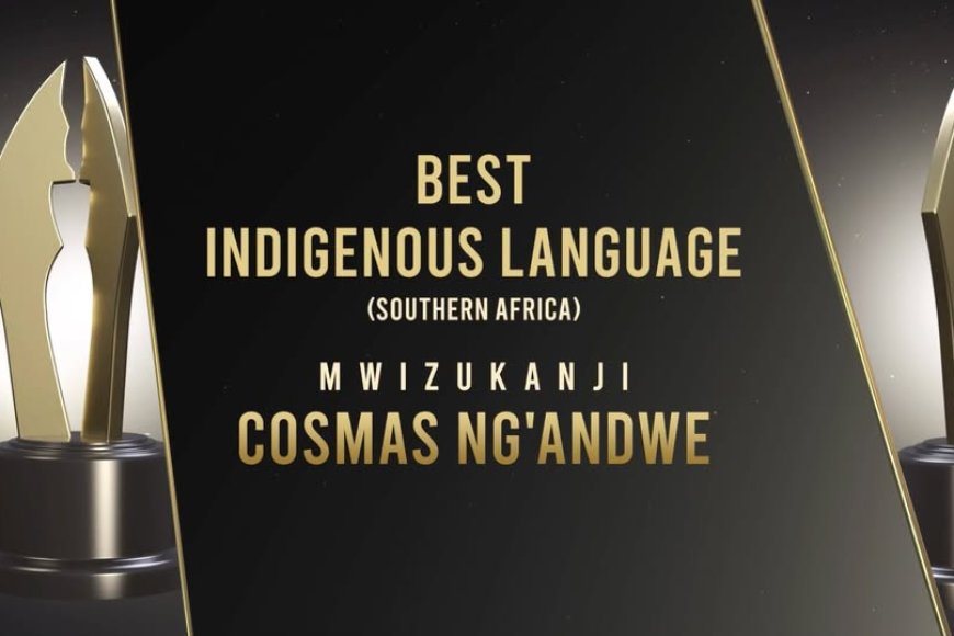COSMAS NG'ANDWE WINS BEST INDIGENOUS LANGUAGE FILM AT 2025 AMVCA FOR “MWIZUKANJI”